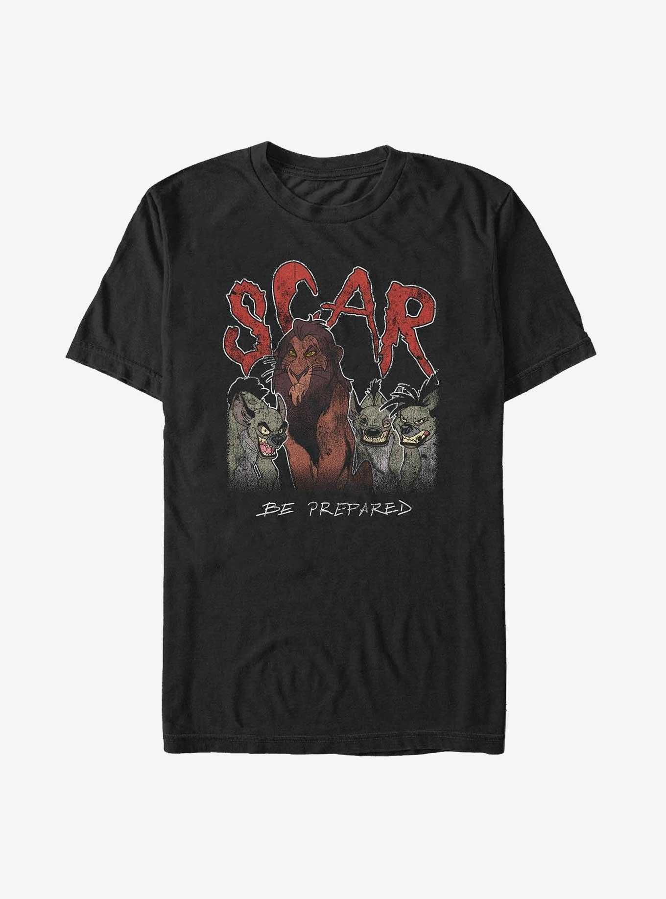 Disney The Lion King Scar And The Hyenas Big & Tall T-Shirt, BLACK, hi-res