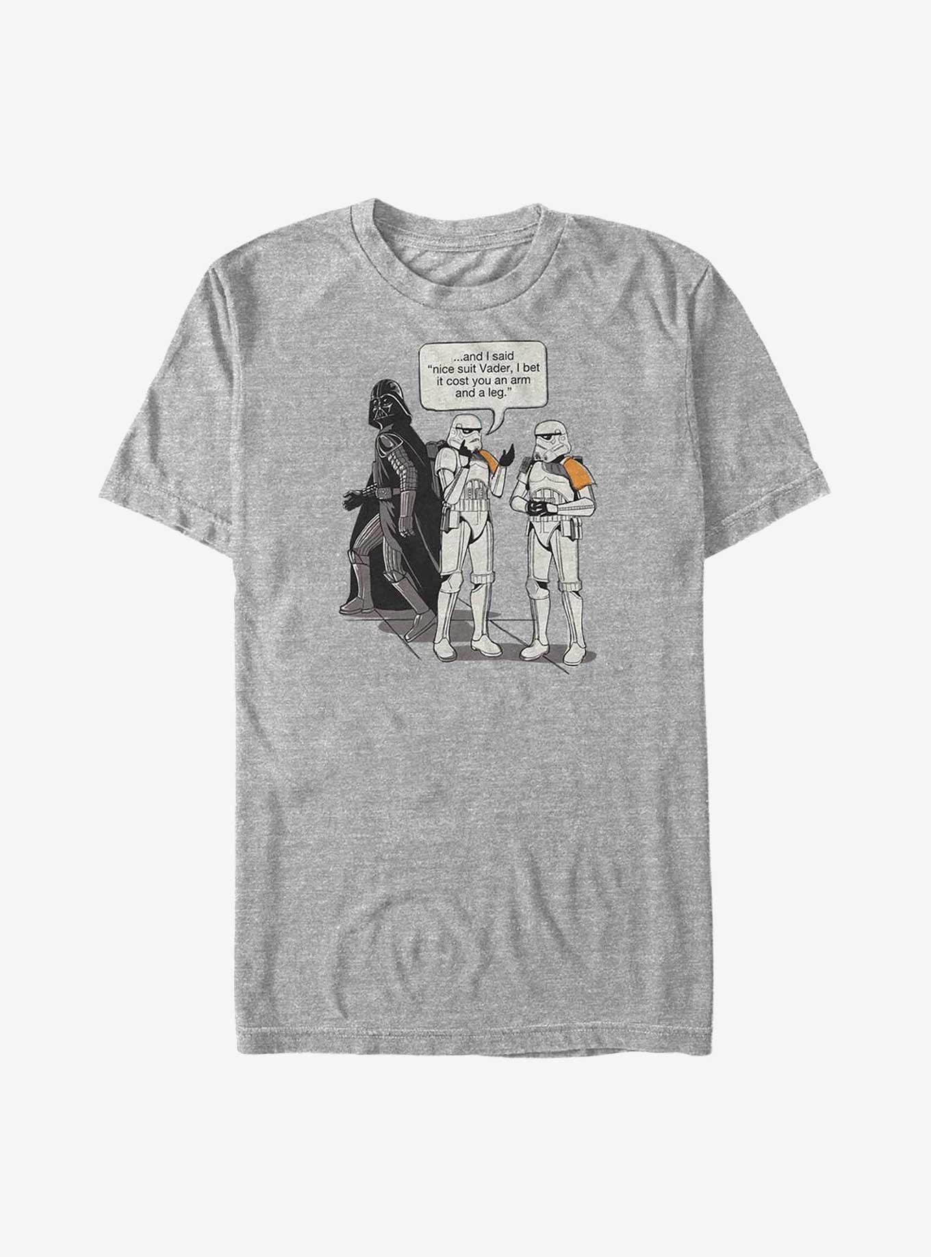 Star Wars Nice Suit Vader Big & Tall T-Shirt, ATH HTR, hi-res