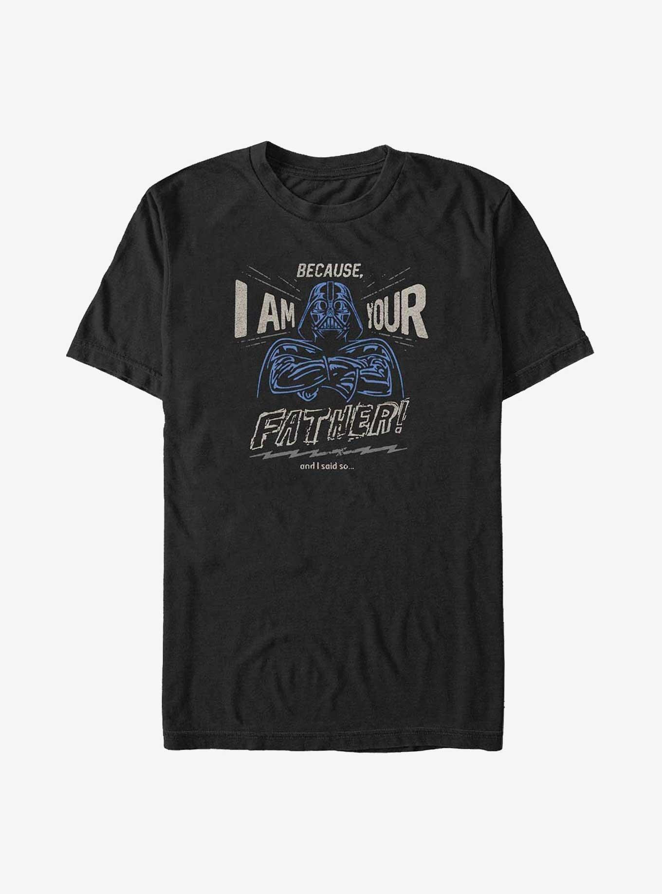 Star Wars Dad Says So Big & Tall T-Shirt, BLACK, hi-res