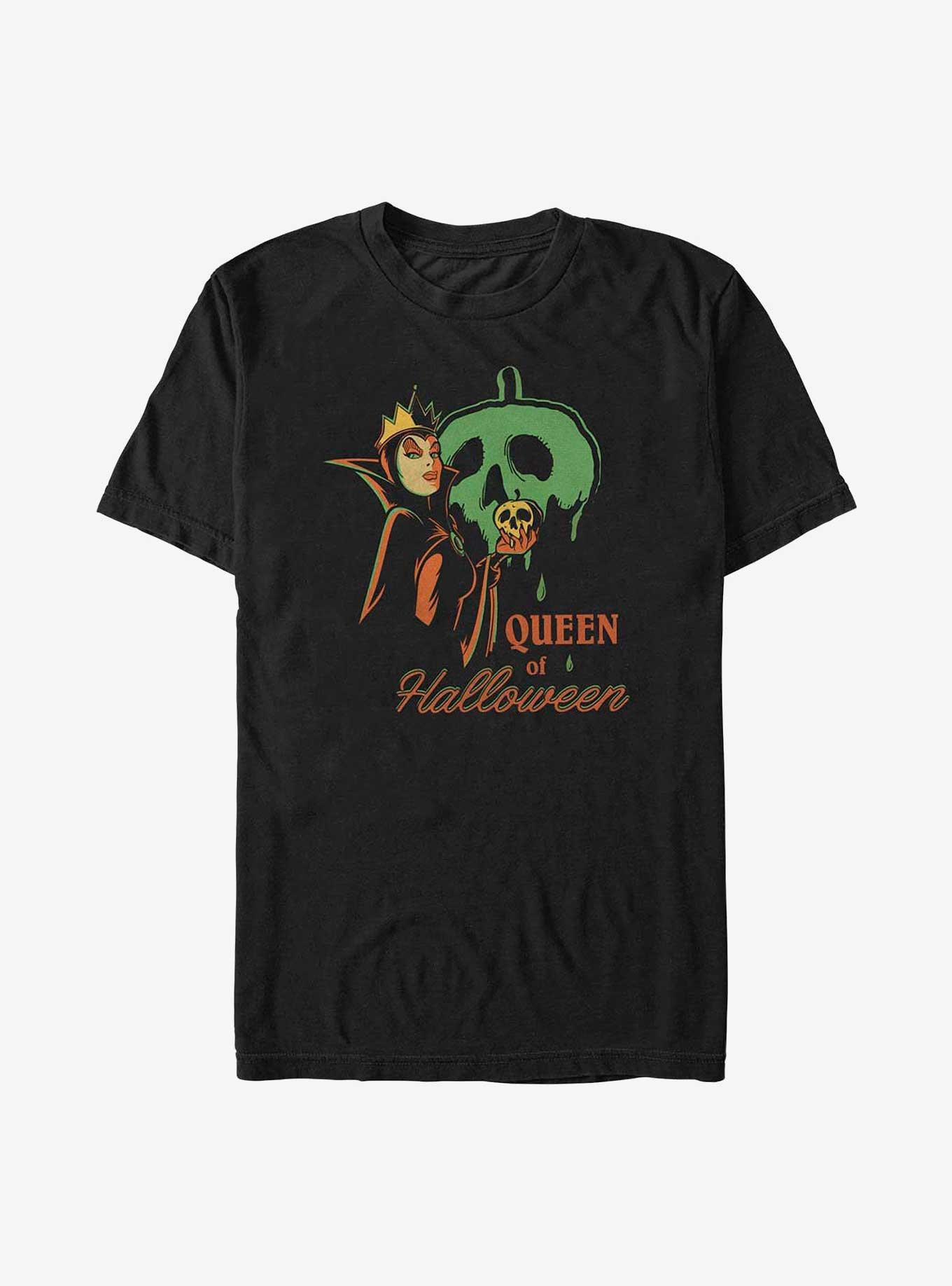 Disney Snow White and the Seven Dwarfs Queen Of Halloween Big & Tall T-Shirt, BLACK, hi-res