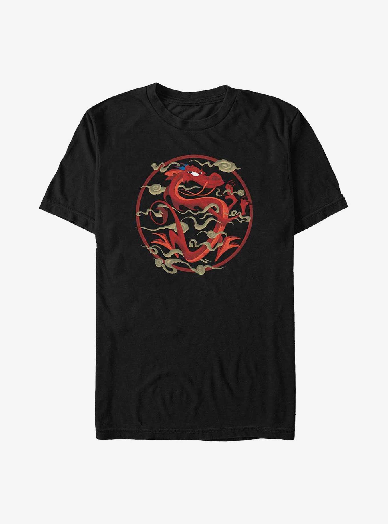 Disney Mulan Serpentine Salvation Mushu Big & Tall T-Shirt, BLACK, hi-res