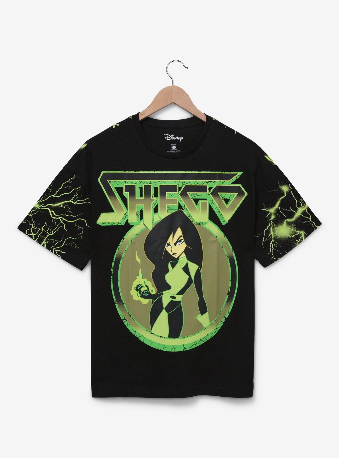 Disney Kim Possible Shego Lightning Portrait T-Shirt - BoxLunch Exclusive, MULTI, hi-res