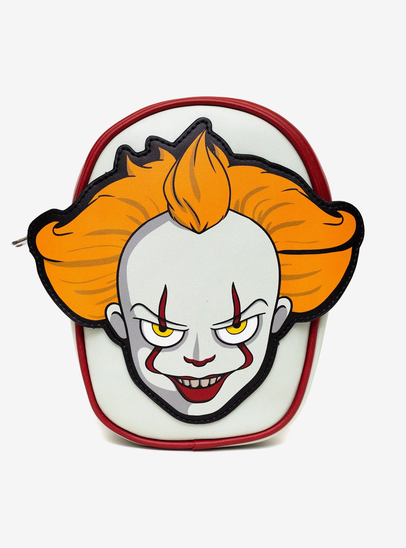 It Pennywise Smiling Face Applique Crossbody Bag, , hi-res