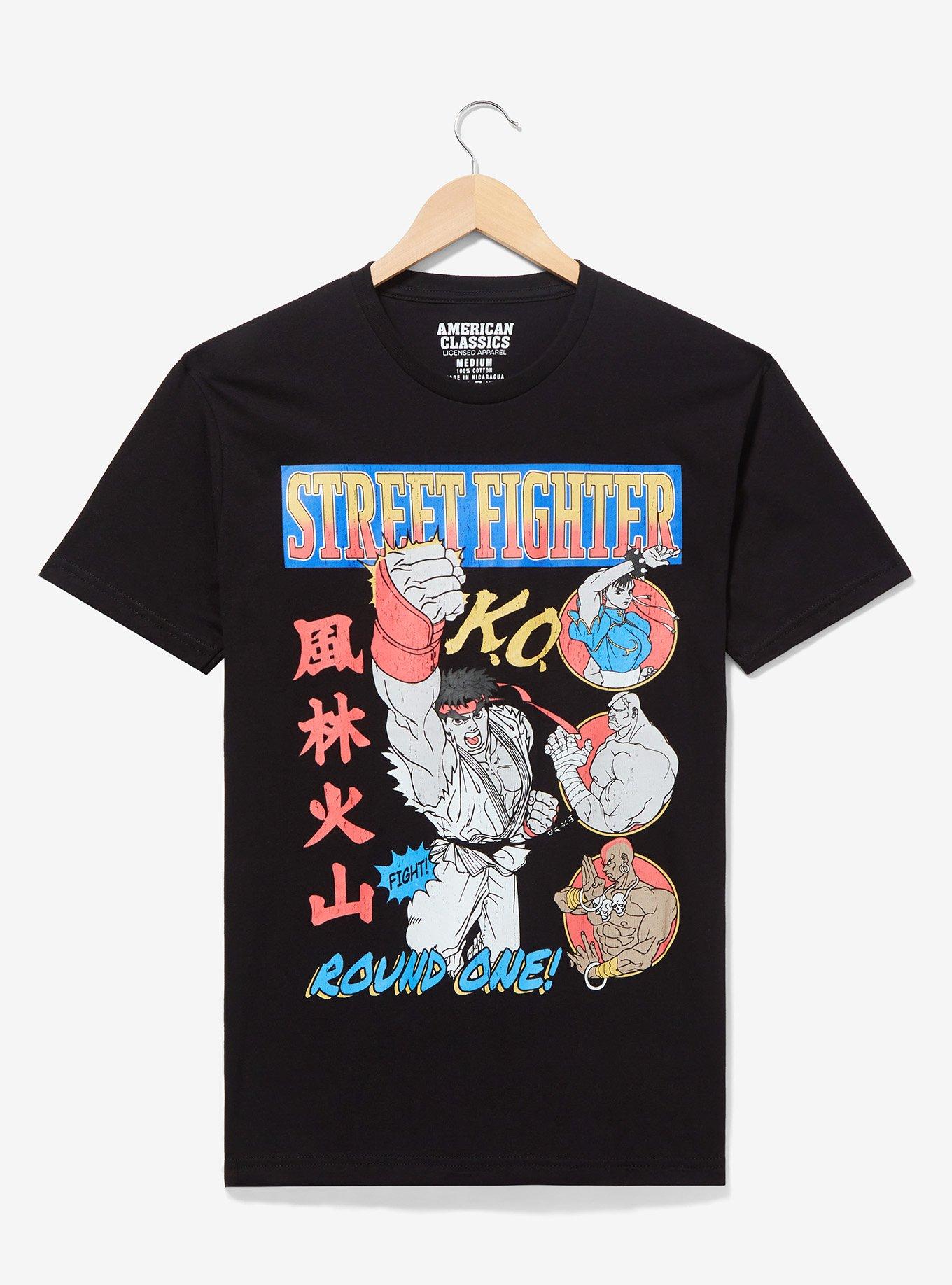 Street Fighter Poster T-Shirt, BLACK, hi-res