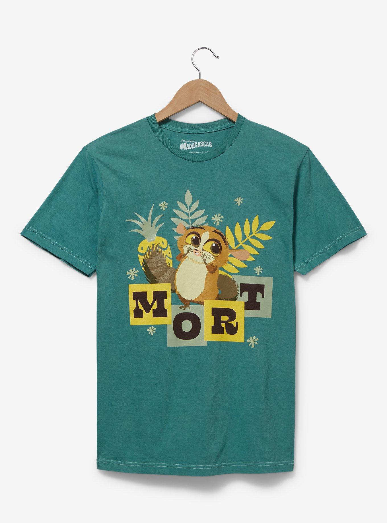 Madagascar Mort Portrait T-Shirt - BoxLunch Exclusive, LIGHT GREEN, hi-res