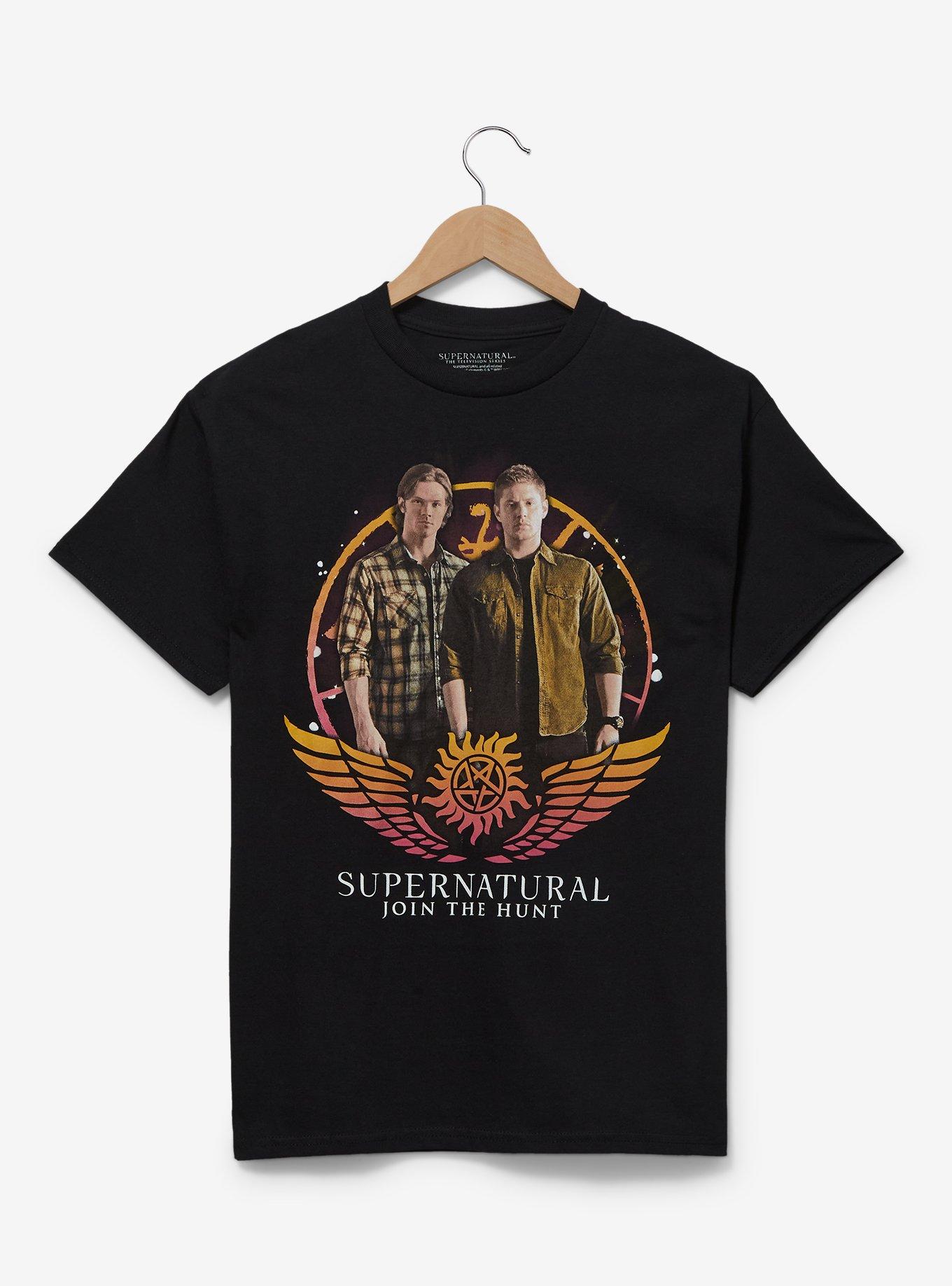 Supernatural Join the Hunt T-Shirt - BoxLunch Exclusive, BLACK, hi-res