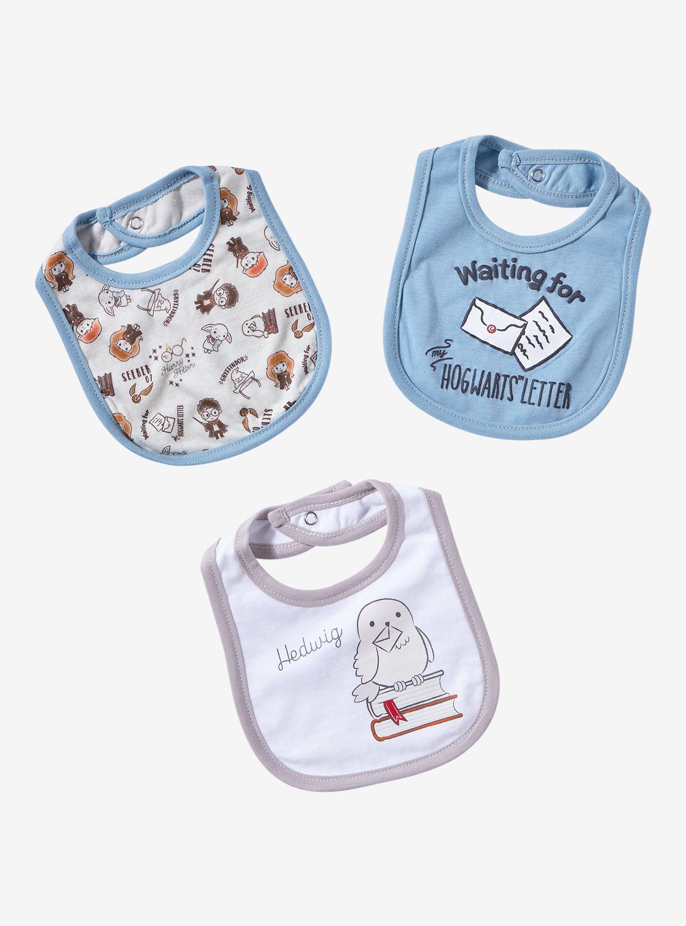 Harry Potter Hogwarts Letter Bib Set &mdash; BoxLunch Exclusive, , hi-res