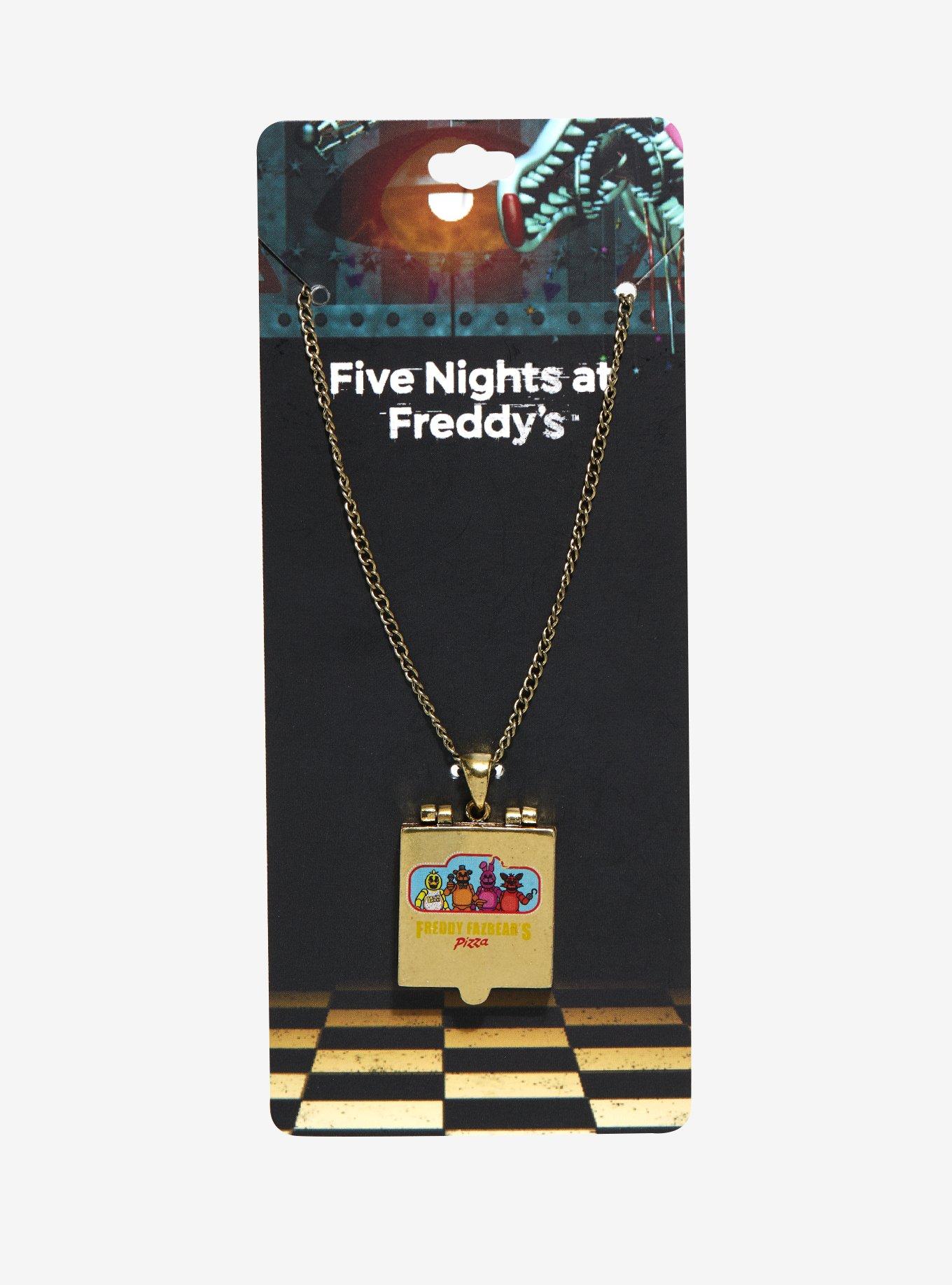 Five Nights At Freddy's Pizza Box Necklace