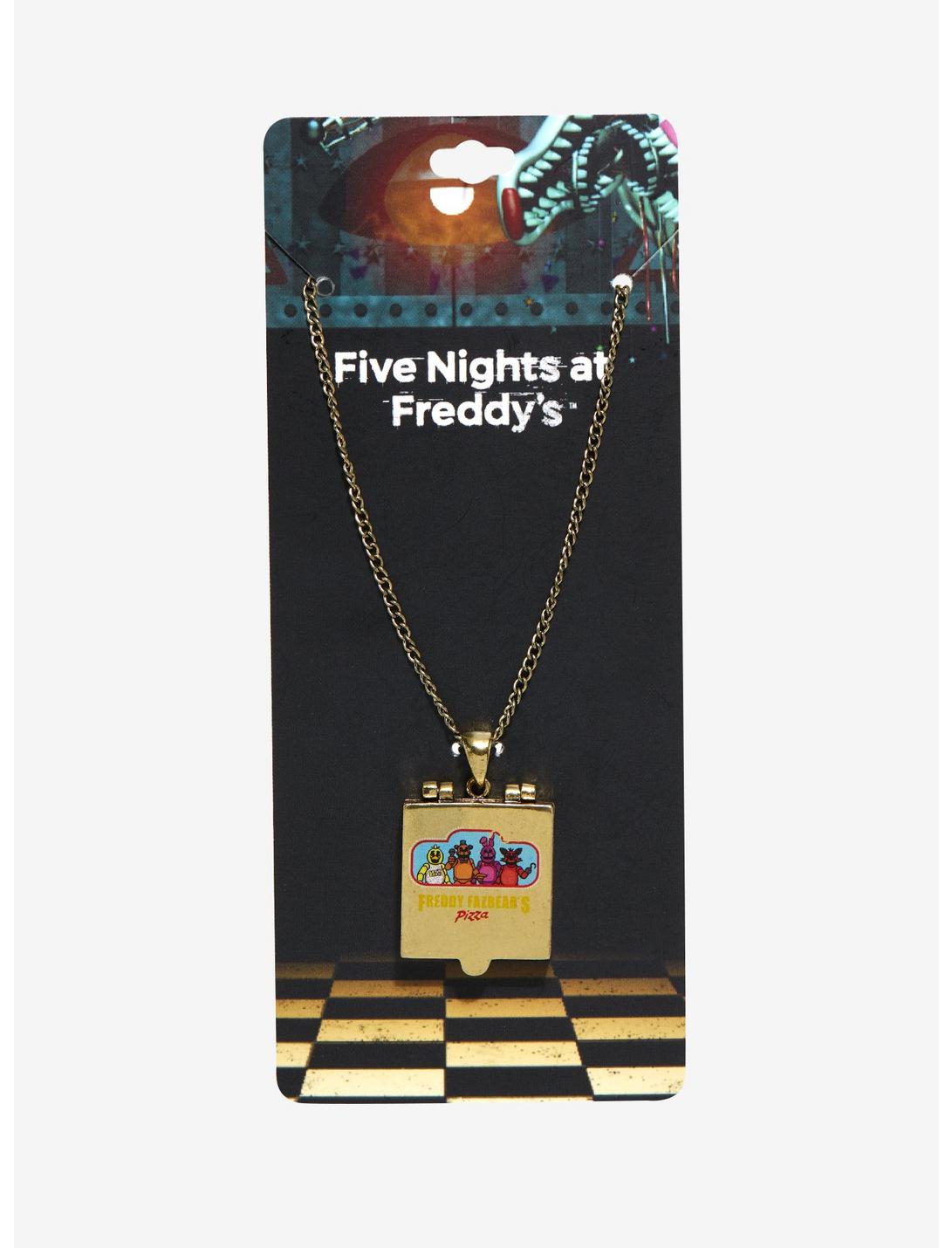 Five Nights At Freddy's Pizza Box Necklace, , hi-res