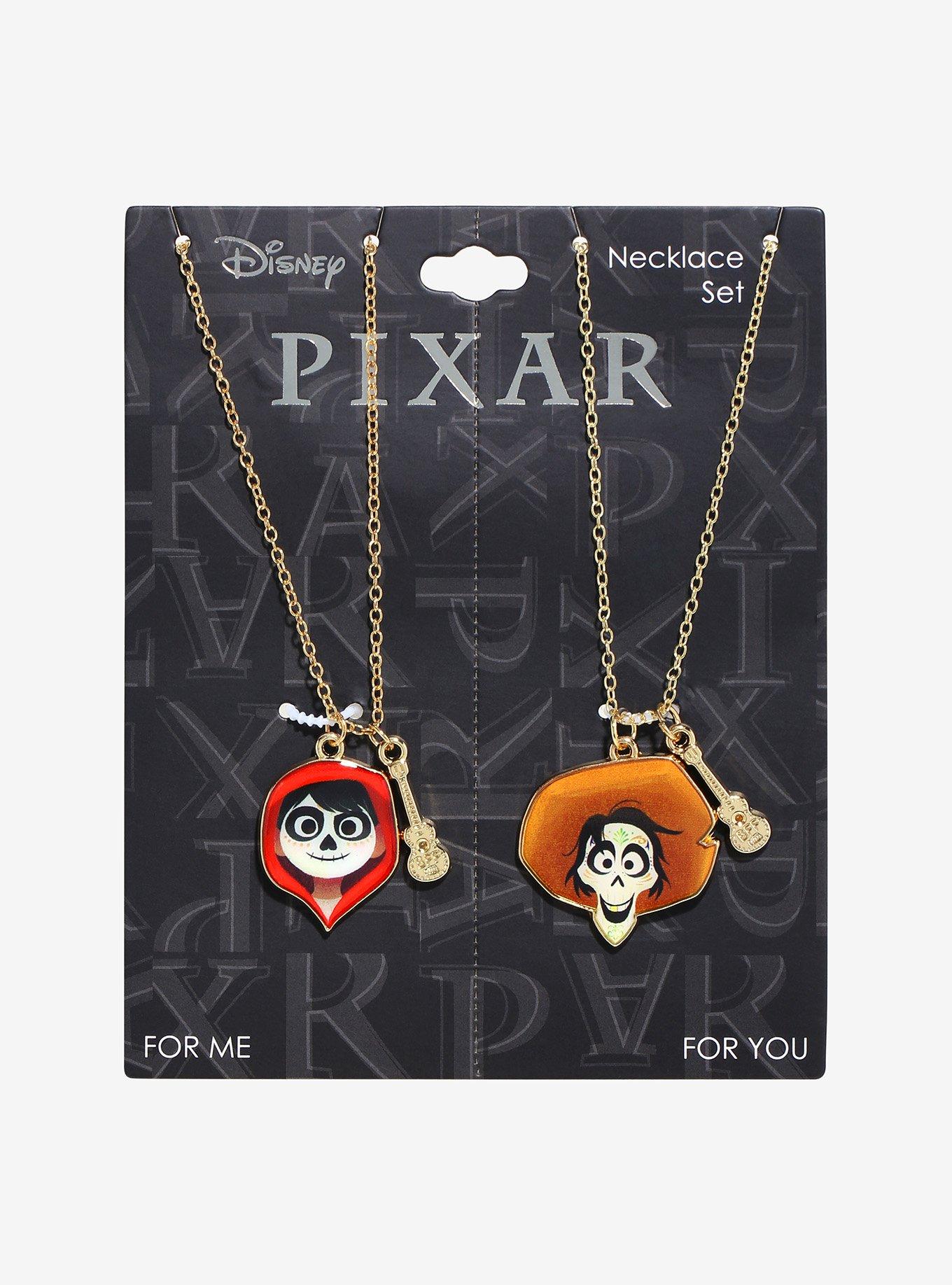 Disney Pixar Coco Miguel & Hector Best Friend Necklace Set, , hi-res