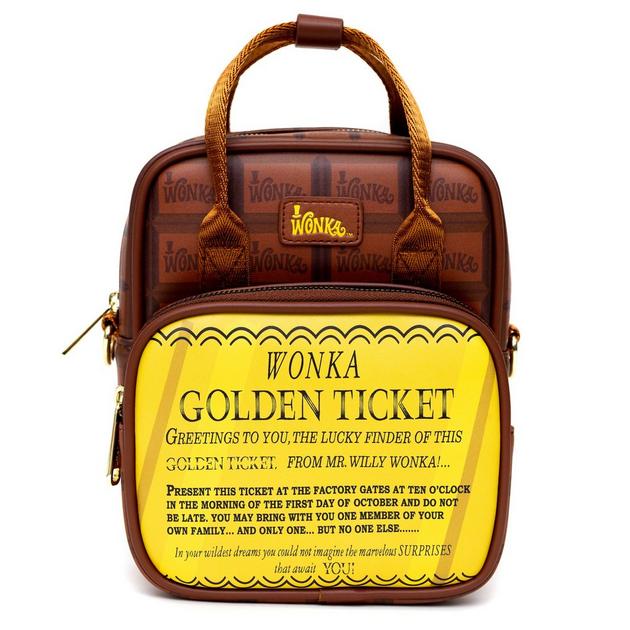 Willy Wonka Golden Ticket Text And Wonka Bar Print Browns