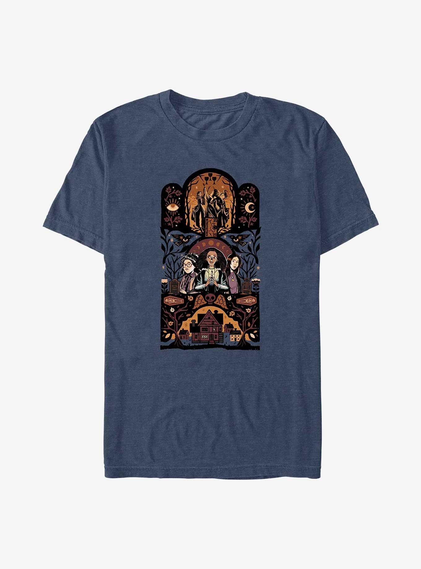 Disney Hocus Pocus Triptic Art Big & Tall T-Shirt, , hi-res