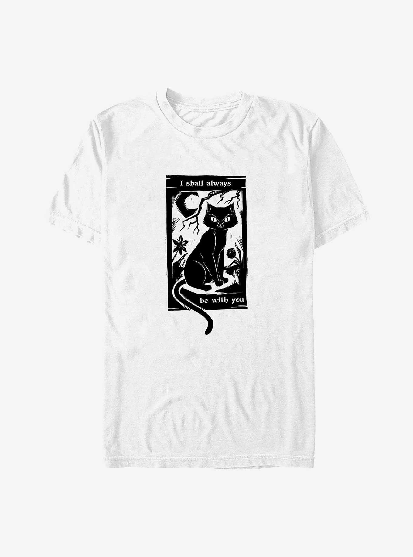 Disney Hocus Pocus Thackery Binx I Shall Always Be With You Big & Tall T-Shirt, WHITE, hi-res