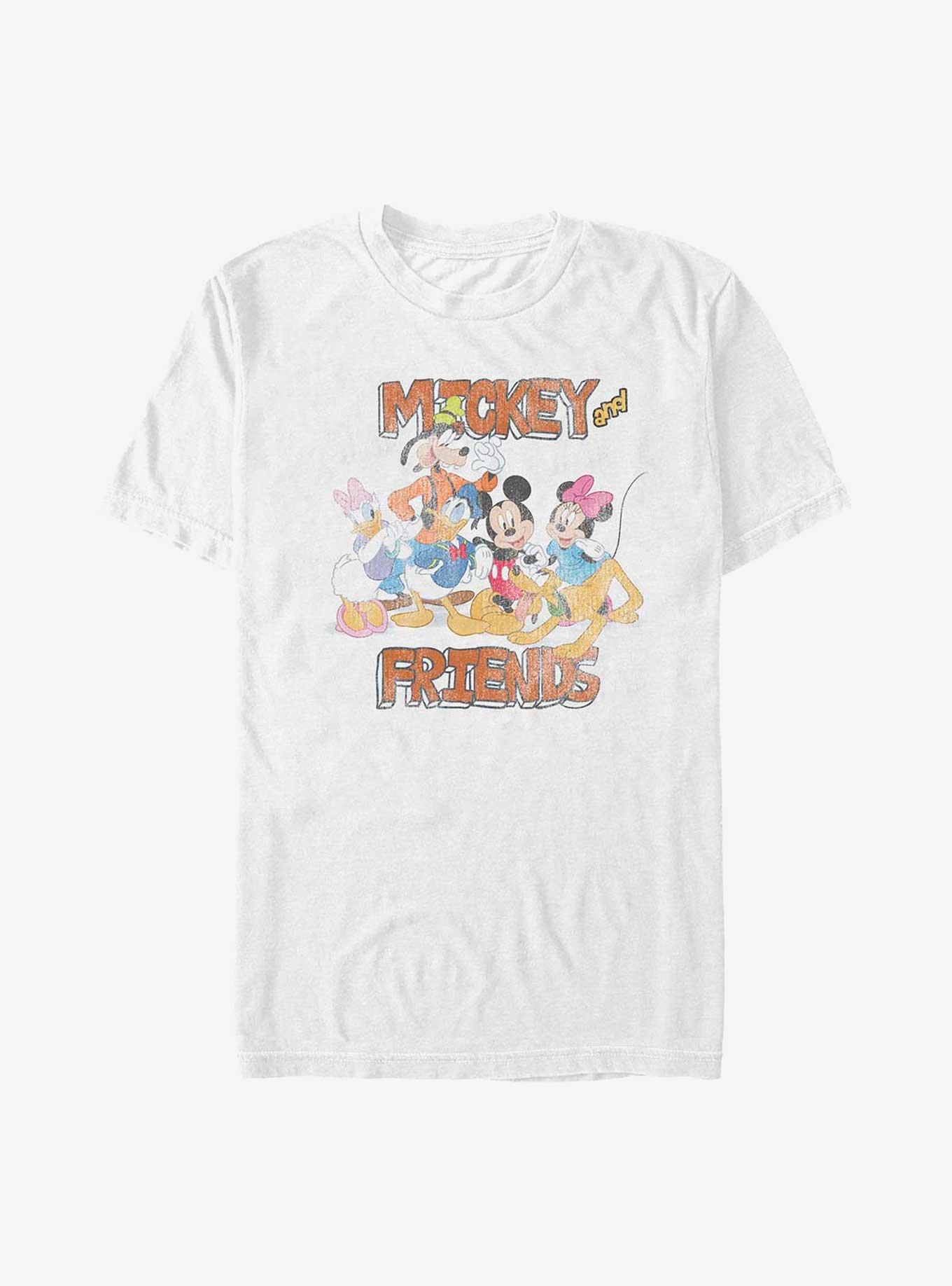 Disney Mickey Mouse Mickey And Friends Big & Tall T-Shirt, WHITE, hi-res