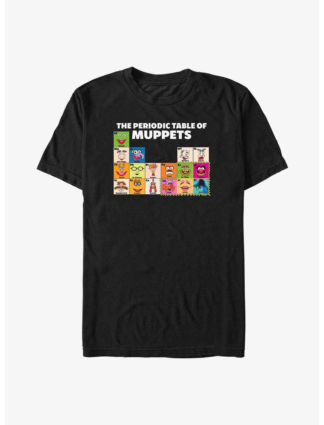 Disney The Muppets Periodic Table Of Muppets Big & Tall T-Shirt, BLACK, hi-res