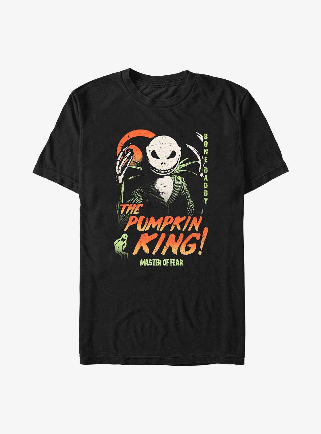 Disney The Nightmare Before Christmas The Pumpkin King Big & Tall T-Shirt, BLACK, hi-res