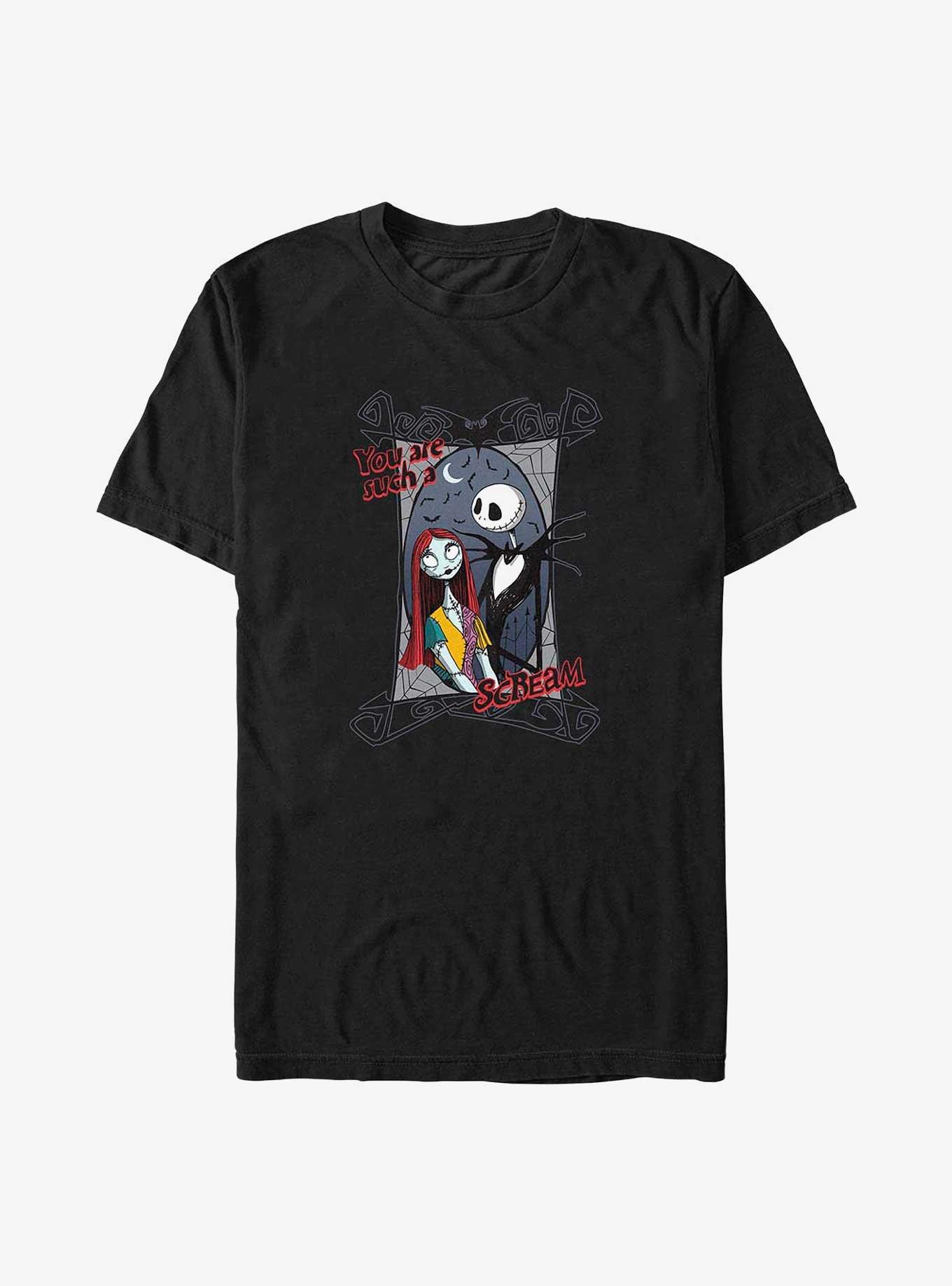 Disney The Nightmare Before Christmas You Are Such A Scream Big & Tall T-Shirt, BLACK, hi-res