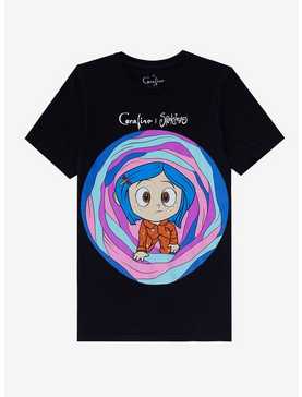 Coraline X Spooksieboo Tunnel Boyfriend Fit Girls T-Shirt, , hi-res