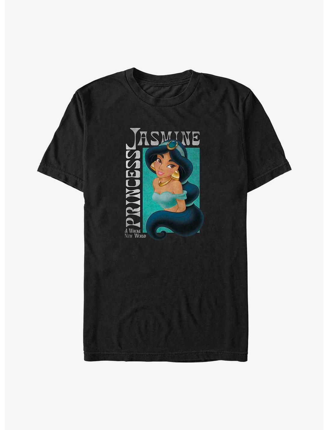 Disney Aladdin Princess Jasmine Poster Big & Tall T-Shirt, BLACK, hi-res