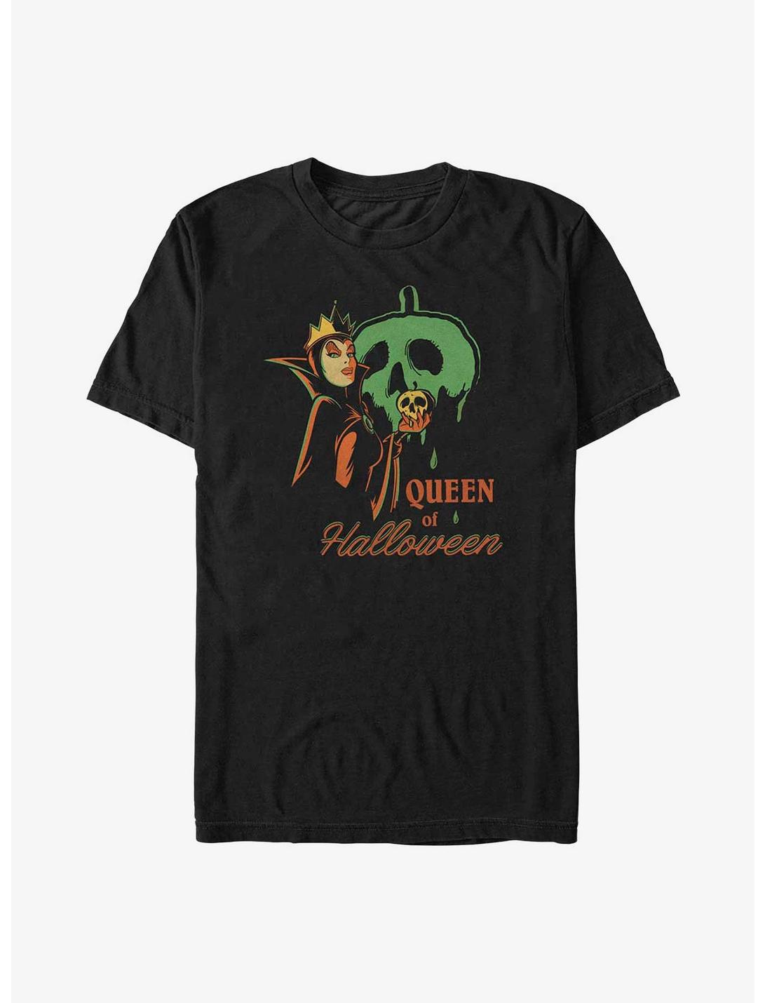 Disney Snow White and the Seven Dwarfs Queen Of Halloween Big & Tall T-Shirt, BLACK, hi-res