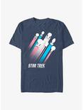 Star Trek Pride Stripes Big & Tall T-Shirt, NAVY HTR, hi-res