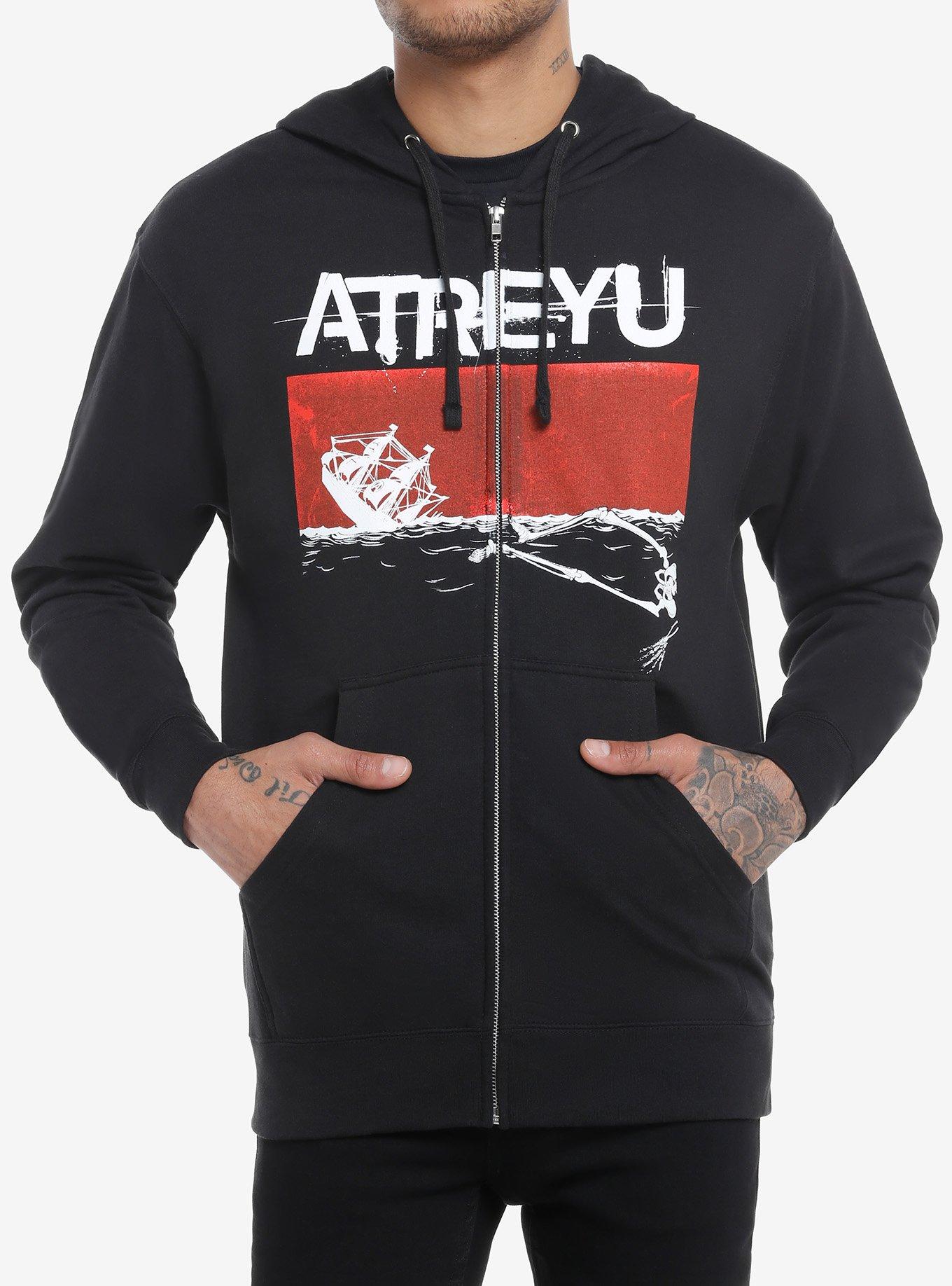 Atreyu Lead Sails Paper Anchor Hoodie, BLACK, hi-res