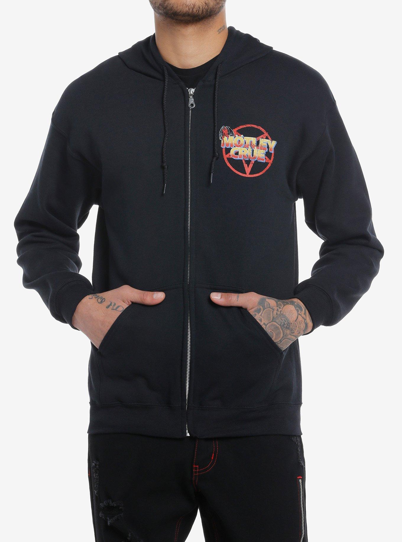 Motley Crue Shout At The Devil Hoodie, BLACK, hi-res