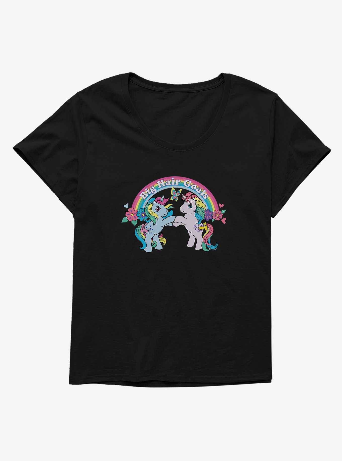 My Little Pony Big Hair Goals Retro Womens T-Shirt Plus Size, , hi-res