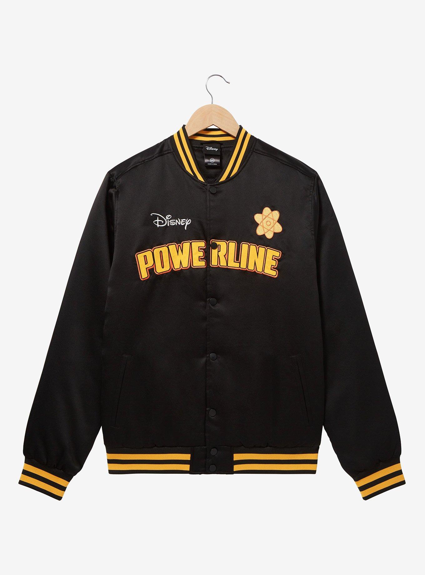 Disney A Goofy Movie Powerline Tour Bomber Jacket - BoxLunch Exclusive, BLACK, hi-res