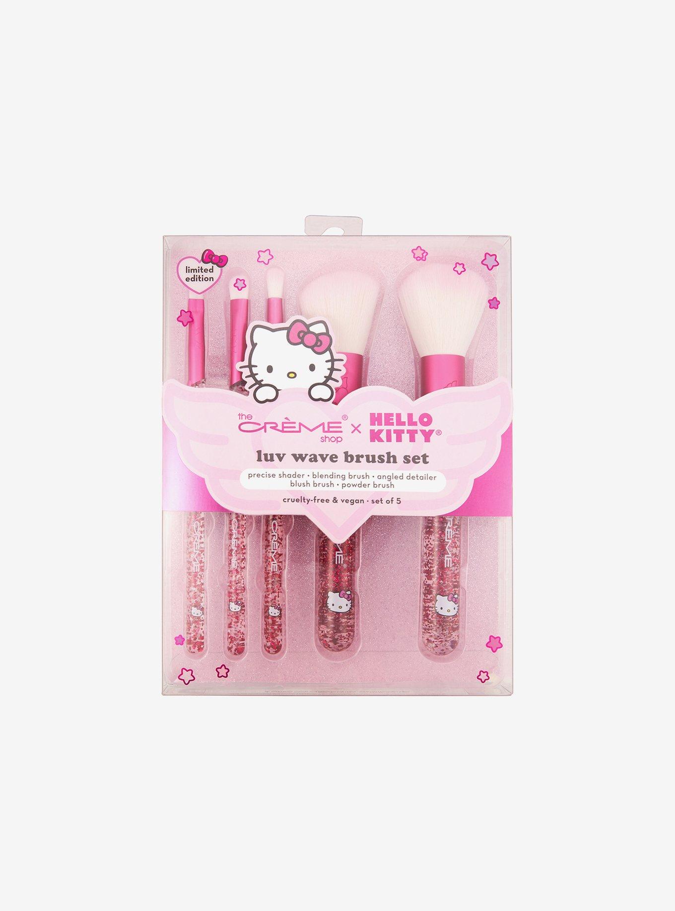 The Cr&eacute;me Shop Sanrio Hello Kitty Luv Wave Brush Set, , hi-res