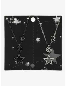 Social Collision® Star Swirl Best Friend Necklace Set, , hi-res