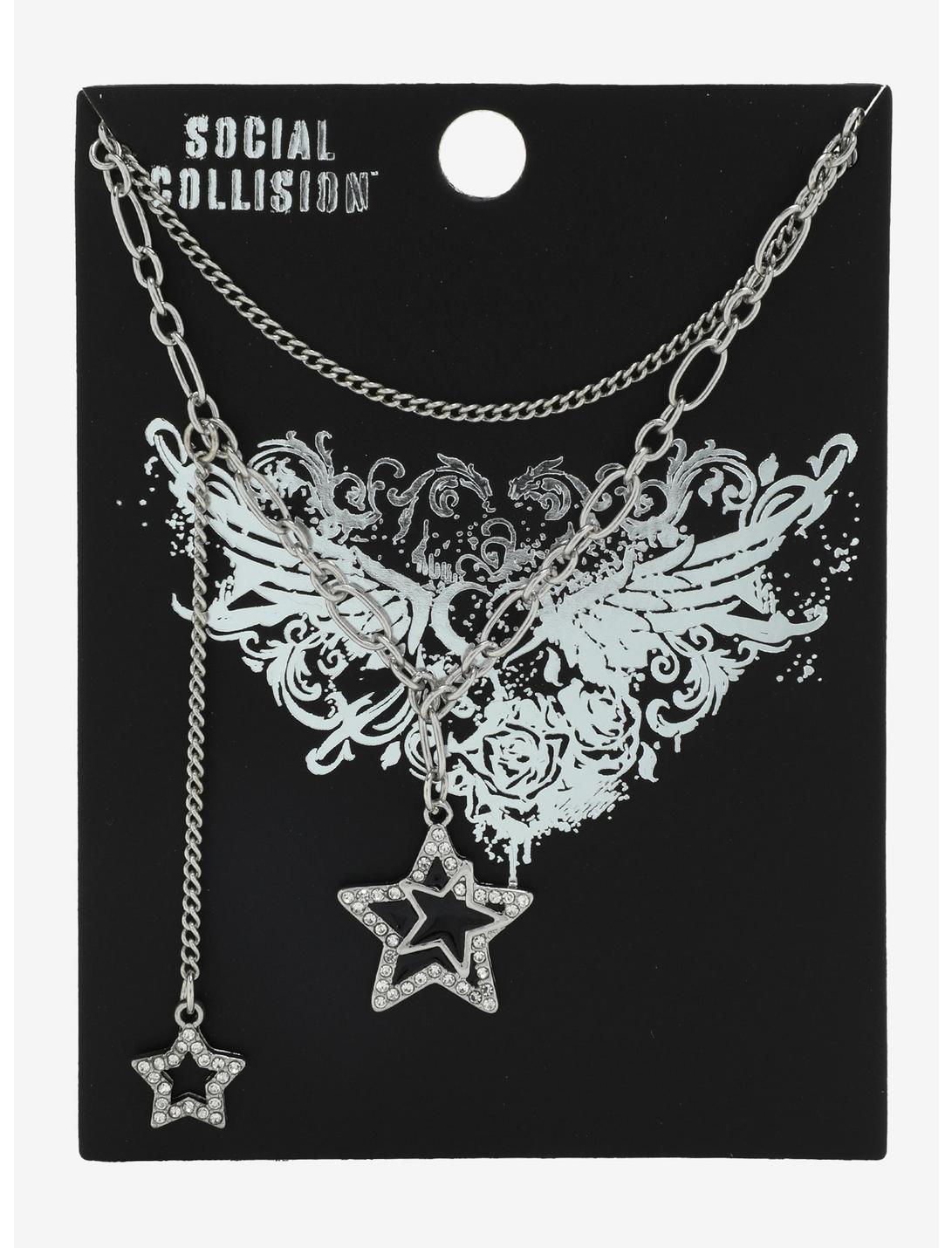 Social Collision® Double Layer Star Necklace, , hi-res
