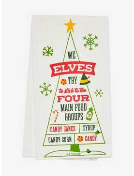Elf Food Groups Kitchen Towel, , hi-res