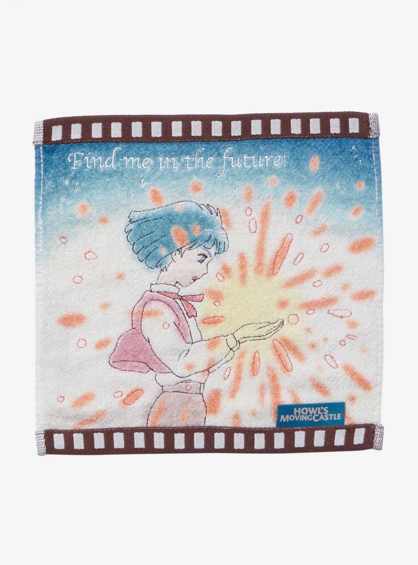 Studio Ghibli Howl's Moving Castle Film Reel Mini Towel, , hi-res