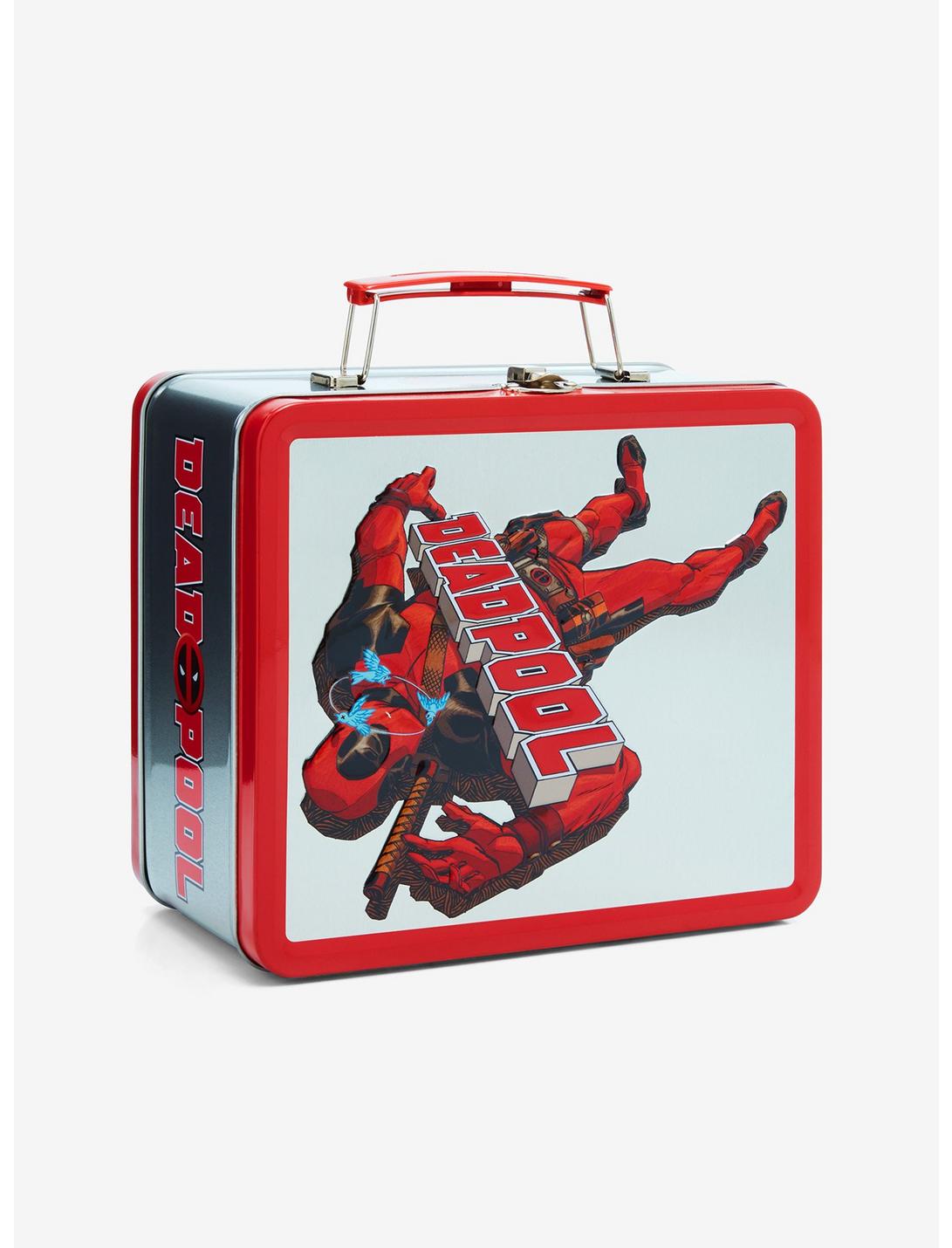 Marvel Deadpool Metal Lunch Box With Insulated Beverage Container, , hi-res