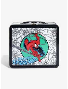 Marvel Spider-Man Metal Lunch Box With Insulated Beverage Container, , hi-res