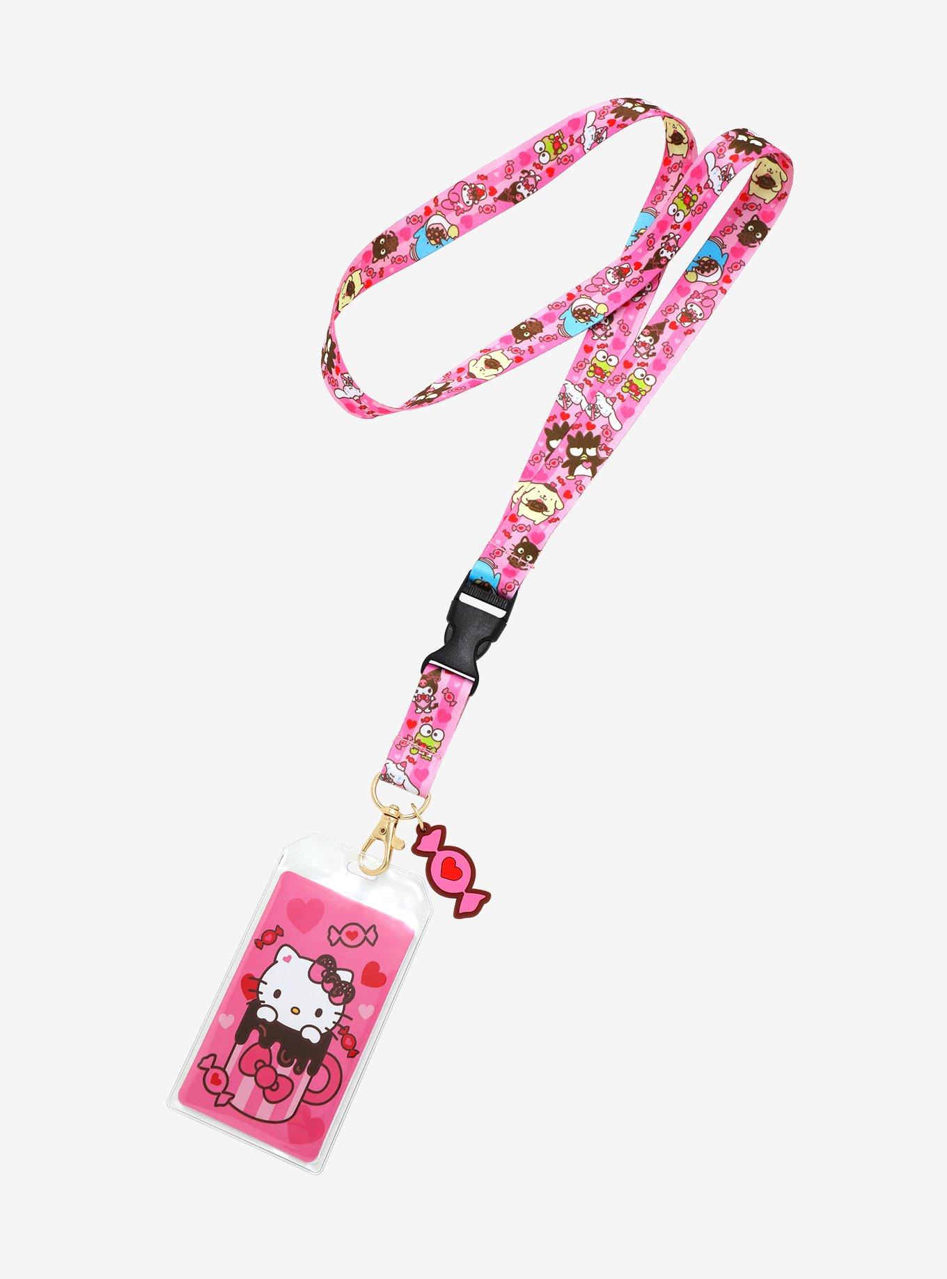 Sanrio Hello Kitty and Friends Hot Chocolate Allover Print Lanyard, , hi-res