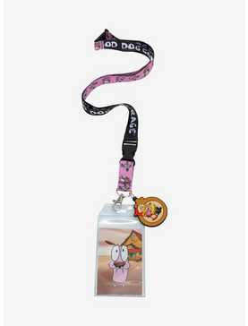 Courage the Cowardly Dog Allover Print Lanyard - BoxLunch Exclusive, , hi-res