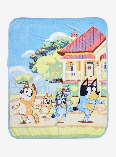 Bluey Dancing Family Fleece Throw | BoxLunch