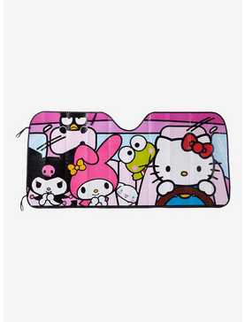 Sanrio Hello Kitty and Friends Driving Group Portrait Sunshade, , hi-res