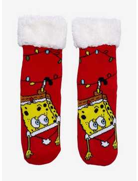 SpongeBob SquarePants Holiday Cozy Socks, , hi-res