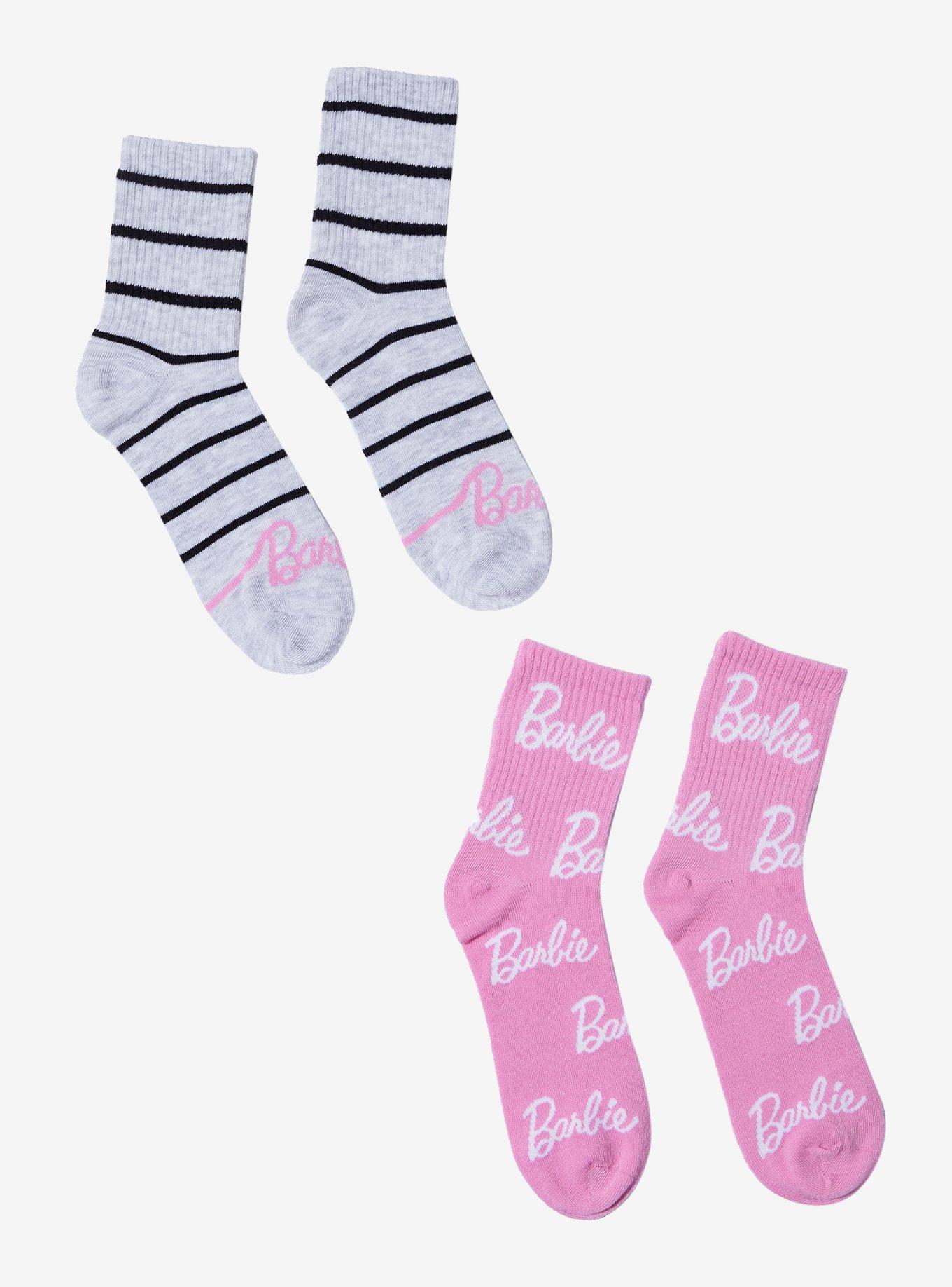 Barbie Crew Socks 2 Pair, , hi-res