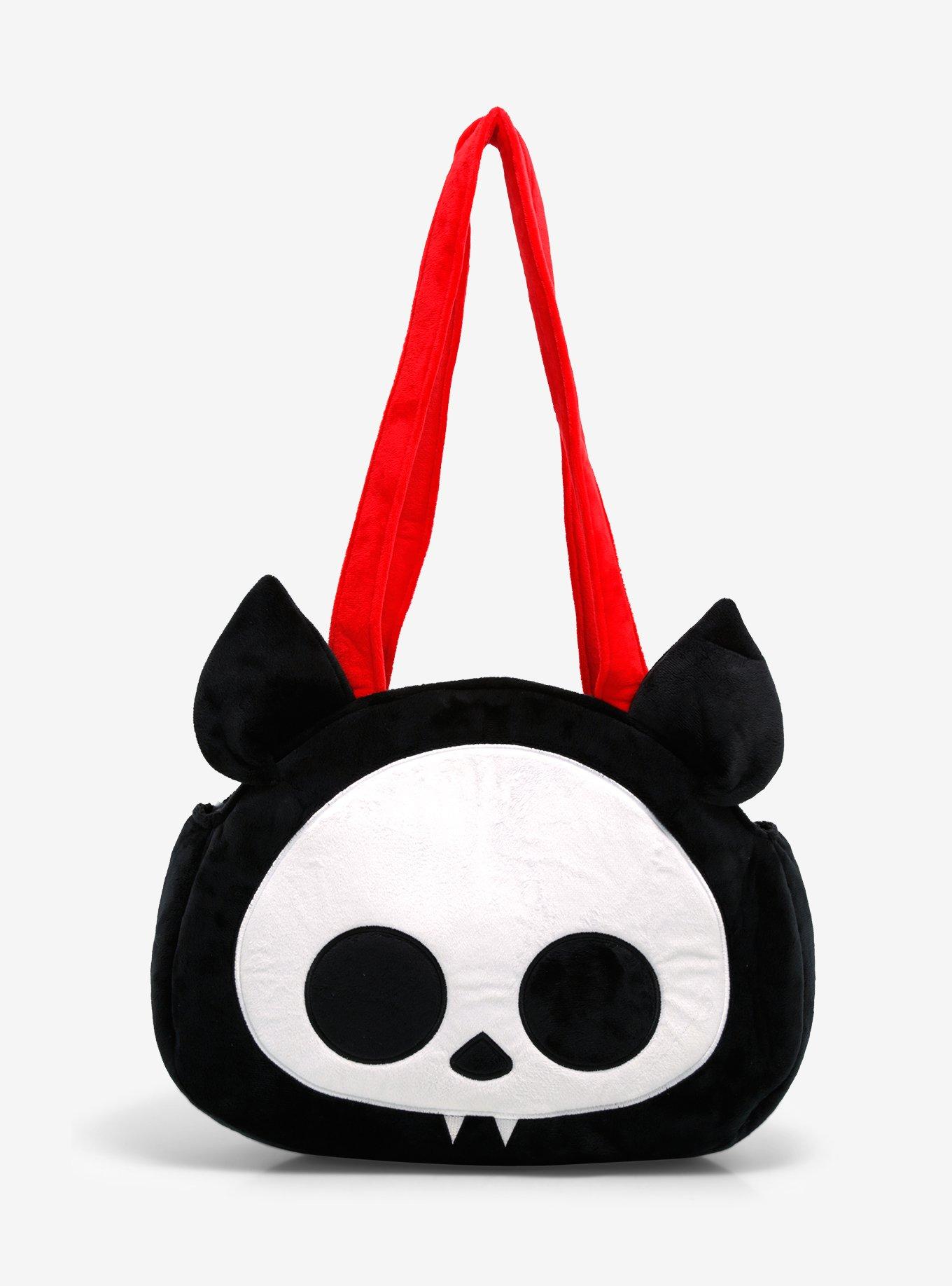 Skelanimals Diego Face Plush Tote Bag