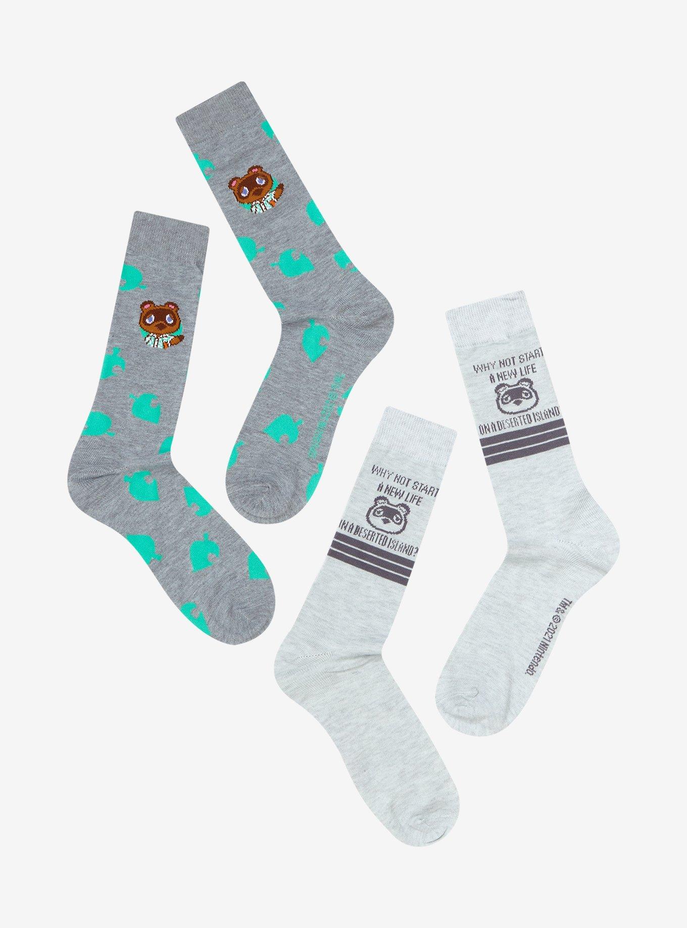 Animal Crossing: New Horizons Tom Nook Crew Socks 2 Pair | Hot Topic