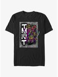 Teenage Mutant Ninja Turtles: Mutant Mayhem Sewer Run Poster Big & Tall T-Shirt, BLACK, hi-res