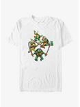 Teenage Mutant Ninja Turtles: Mutant Mayhem Group Attack Big & Tall T-Shirt, WHITE, hi-res