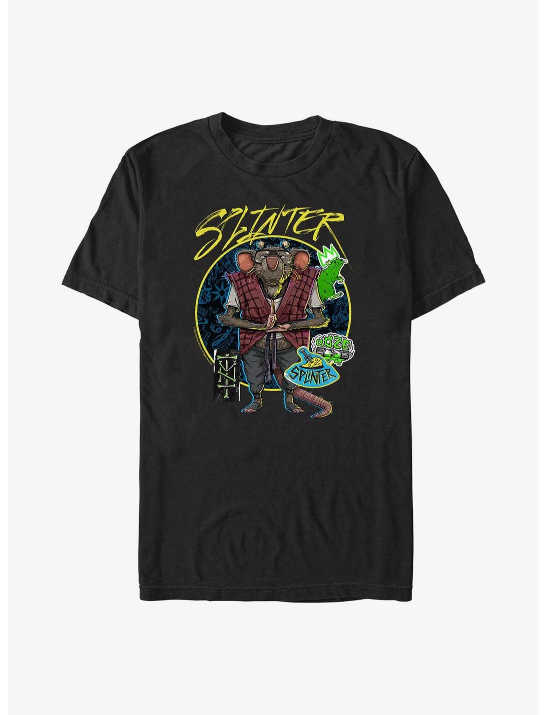Teenage Mutant Ninja Turtles: Mutant Mayhem Master Splinter Big & Tall T-Shirt, BLACK, hi-res
