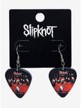 Slipknot Group Photo Guitar Pick Drop Earrings, , hi-res