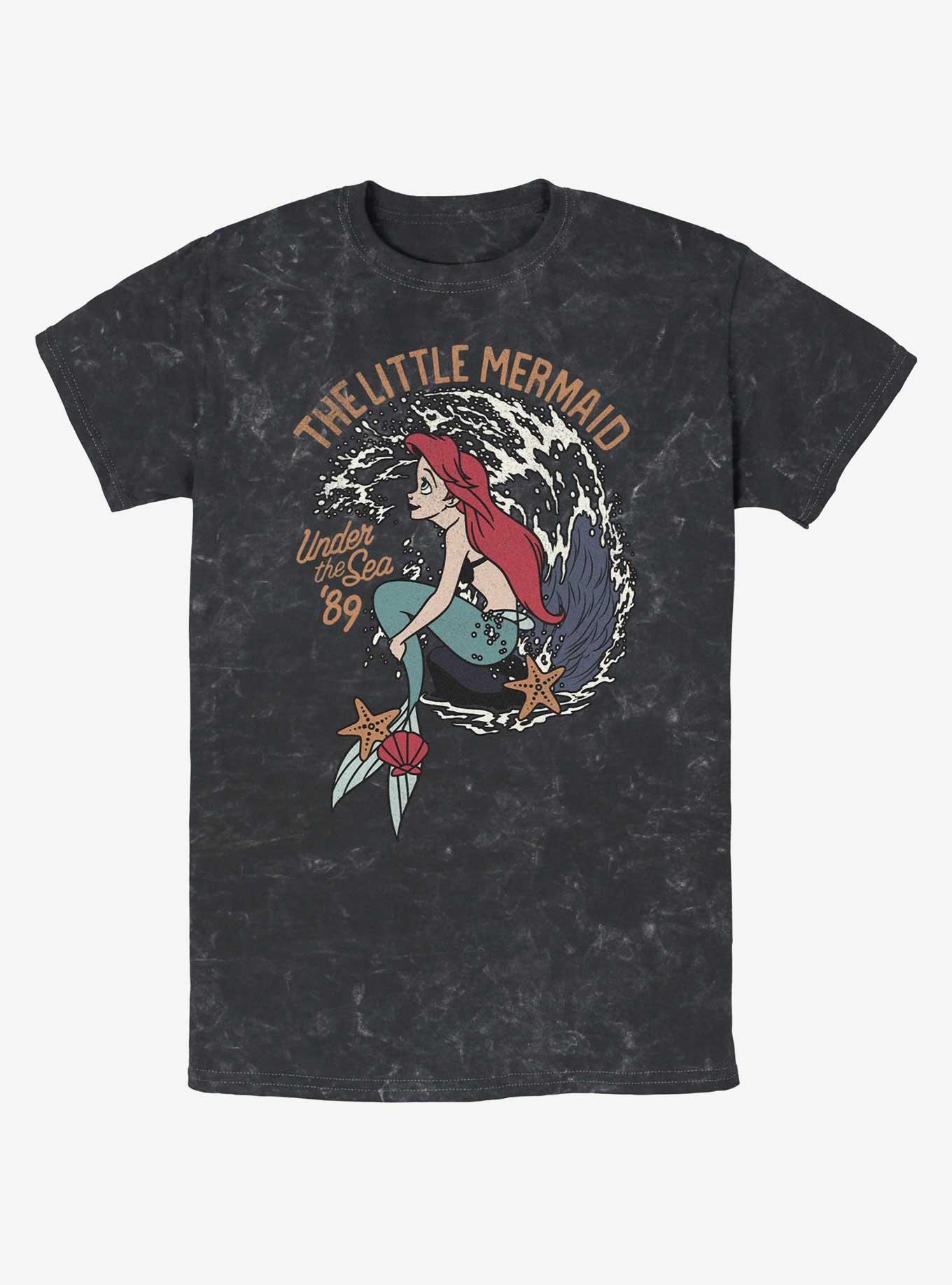 Disney The Little Mermaid Vintage T-Shirt, BLACK, hi-res