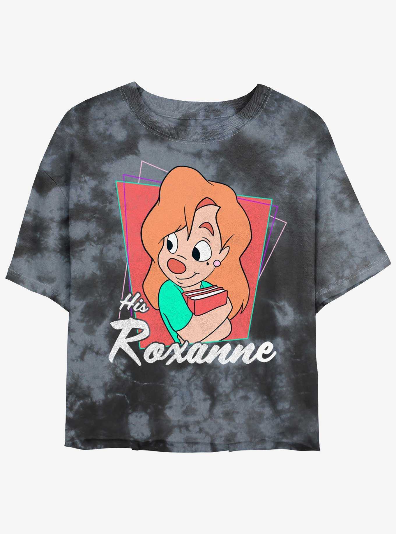 Disney A Goofy Movie His Roxanne Girls Tie-Dye Crop T-Shirt, , hi-res